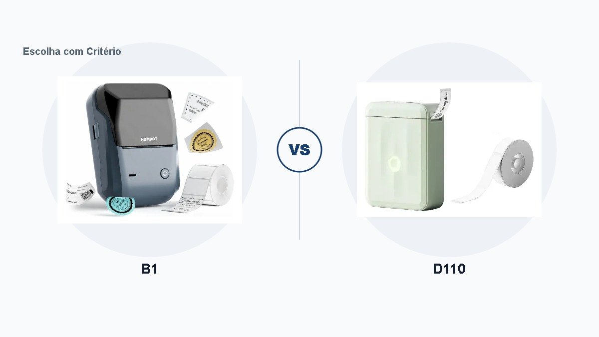 NIIMBOT B1 ou D110: qual etiquetadora comprar para controlar estoque