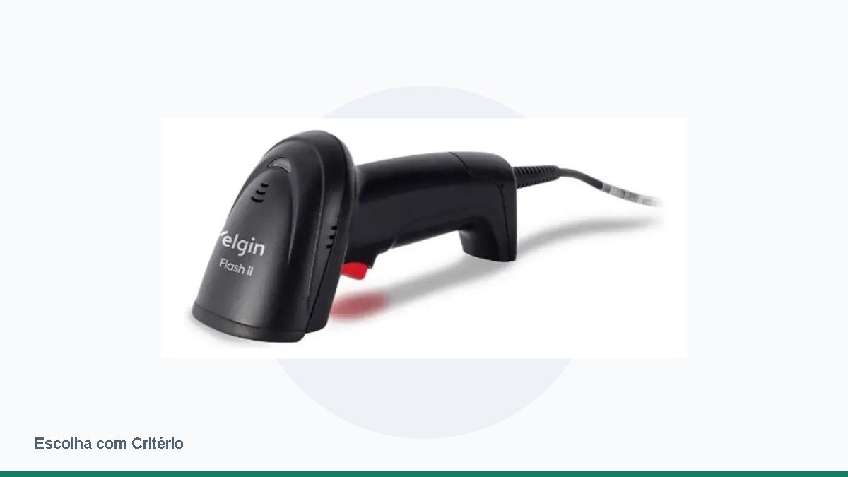 Leitor de código de barras Elgin Flash II (USB, 1D)