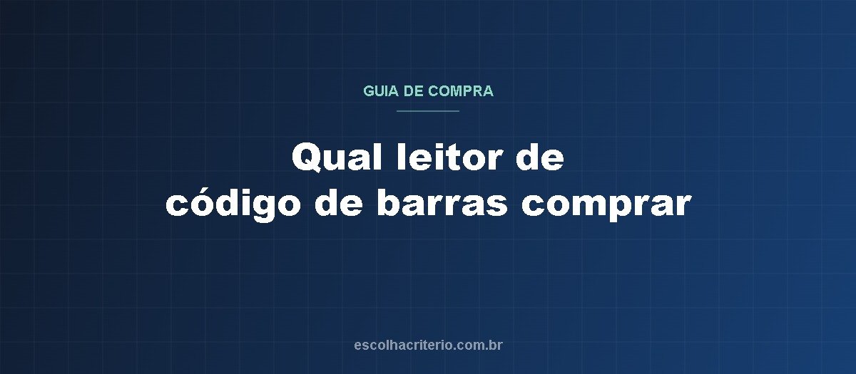 Guia de compra de leitor de código de barras para estoque pequeno
